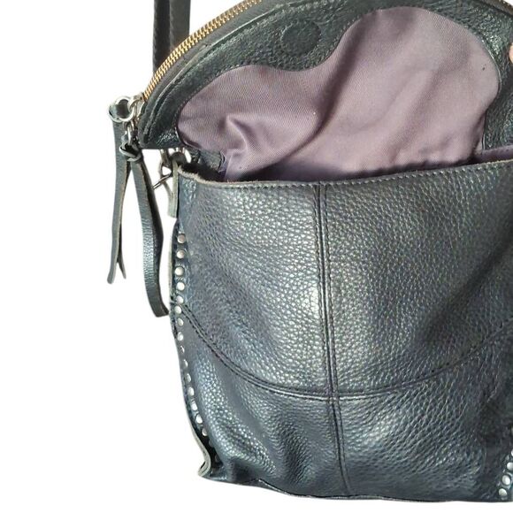 The Sak Silverlake Black Leather Studded Crossbody - Picture 8 of 12